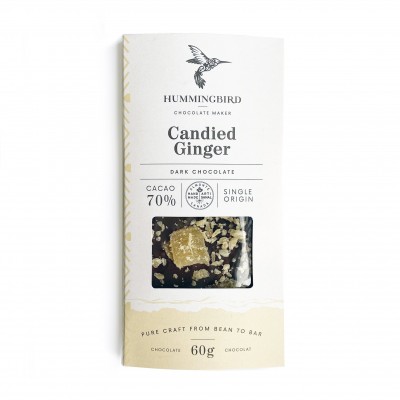 Candied Ginger - HUMMINGBIRD chocolate